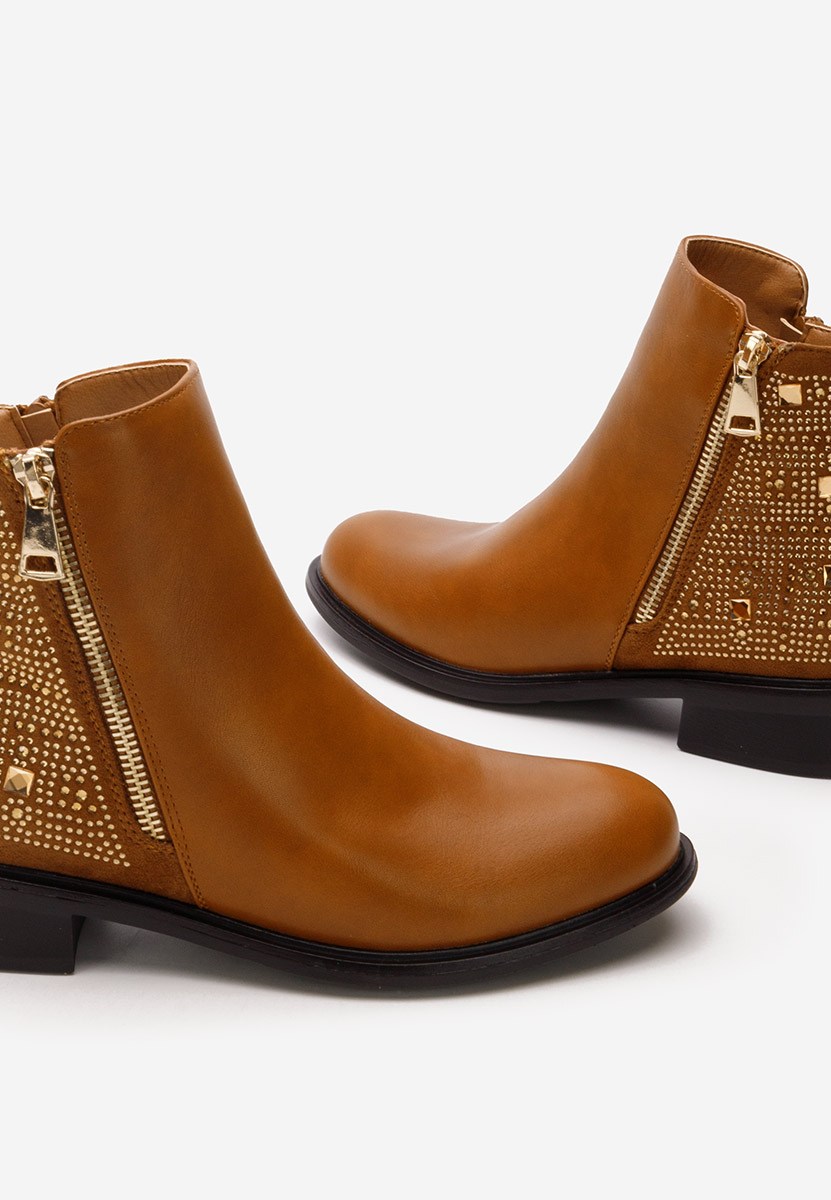 Stivaletti bassi donna Nadena camel