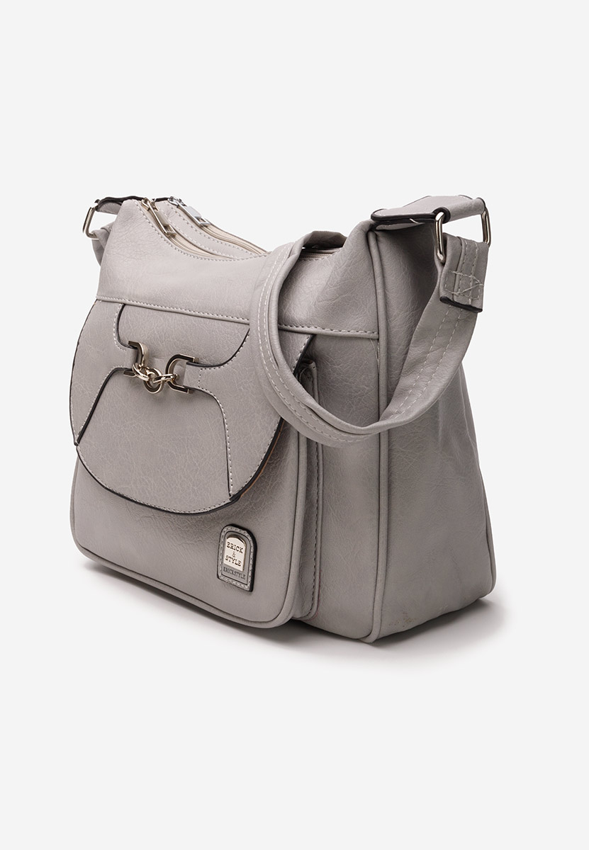 Borsa a spalla Vesola V3 grigio