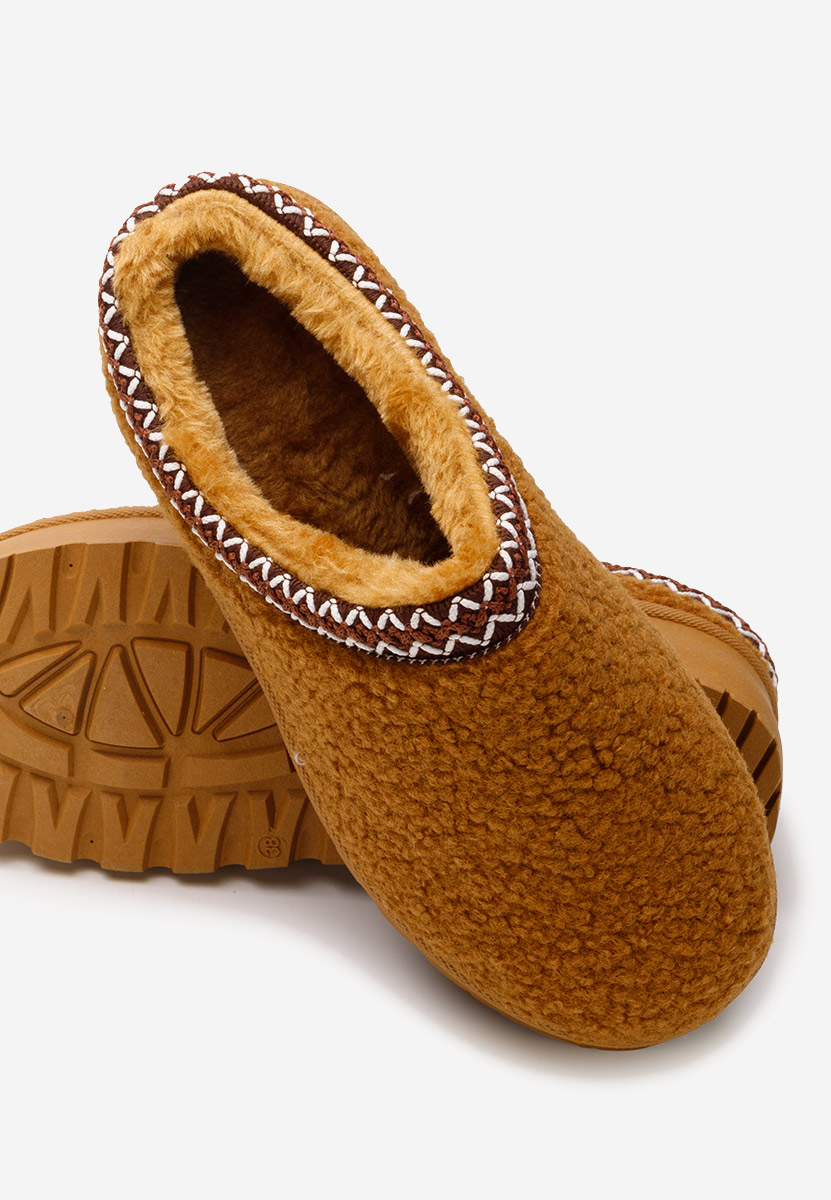 Ciabatte platform Delsie camel