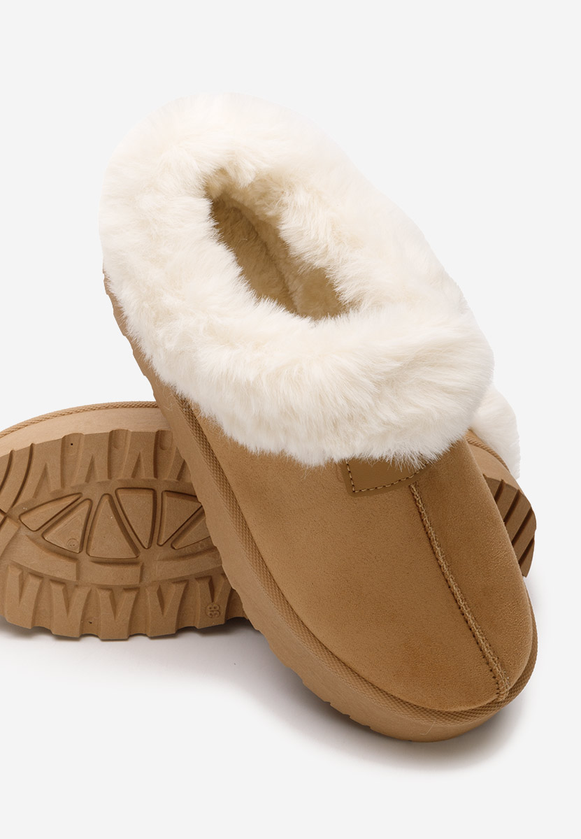 Stivaletti con plateau Dorthea camel