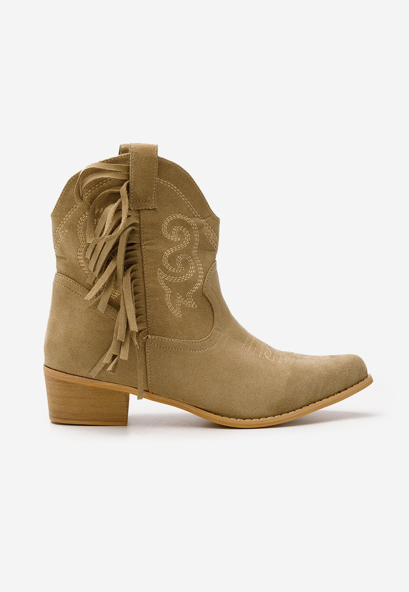 Stivaletti texani donna Matesa cachi