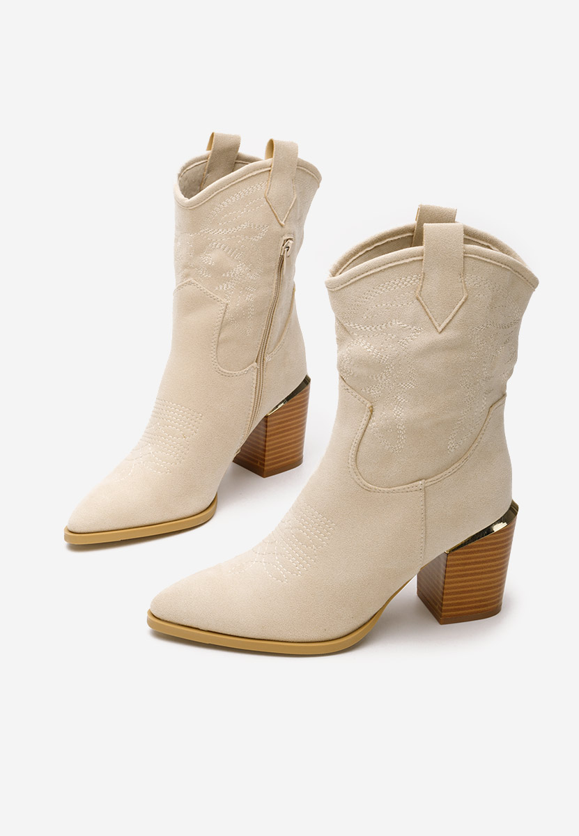 Stivaletti texani donna Sudera beige