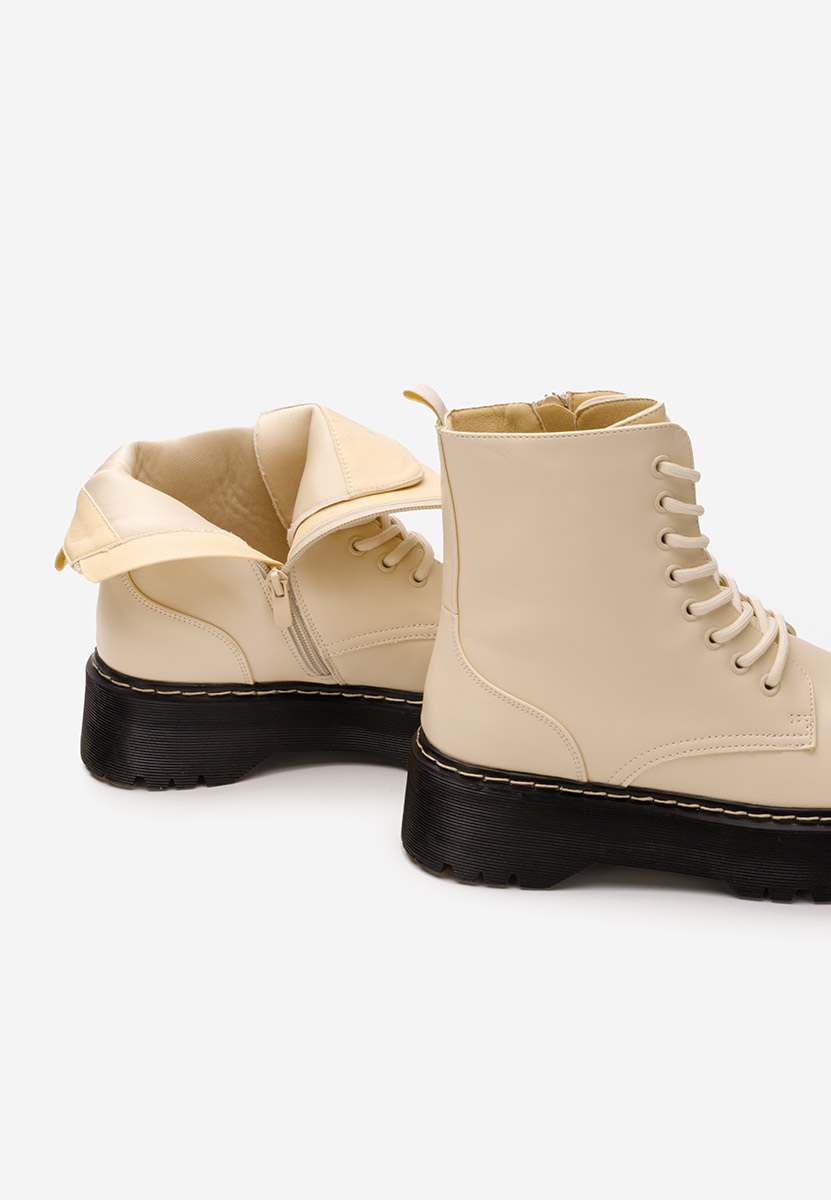 Anfibi donna Martensa beige