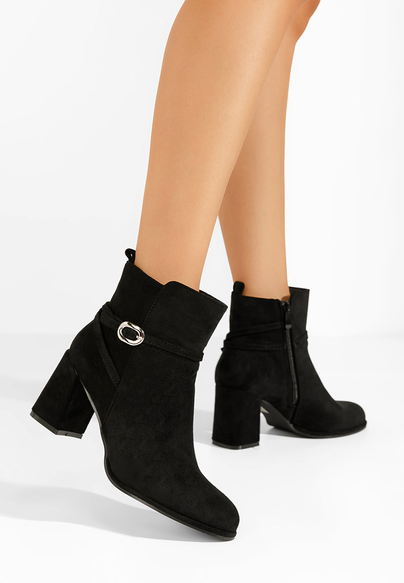 Tronchetti con tacco largo Cherri nero Tronchetti con tacco largo Cherri nero