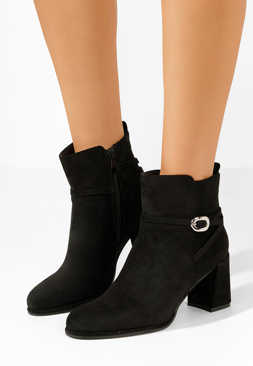 Tronchetti con tacco largo Cherri nero Tronchetti con tacco largo Cherri nero