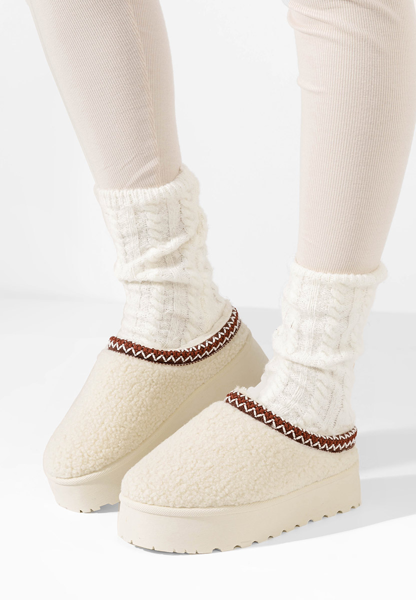 Ciabatte platform Delsie beige