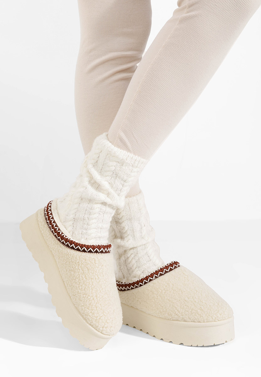 Ciabatte platform Delsie beige