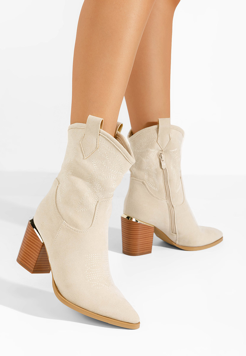 Stivaletti texani donna Sudera beige