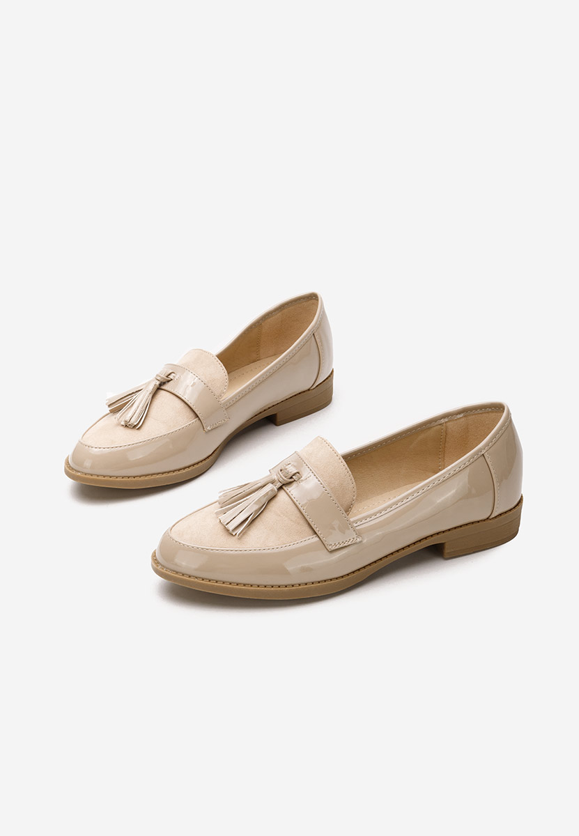 Mocassini donna eleganti Kayia beige