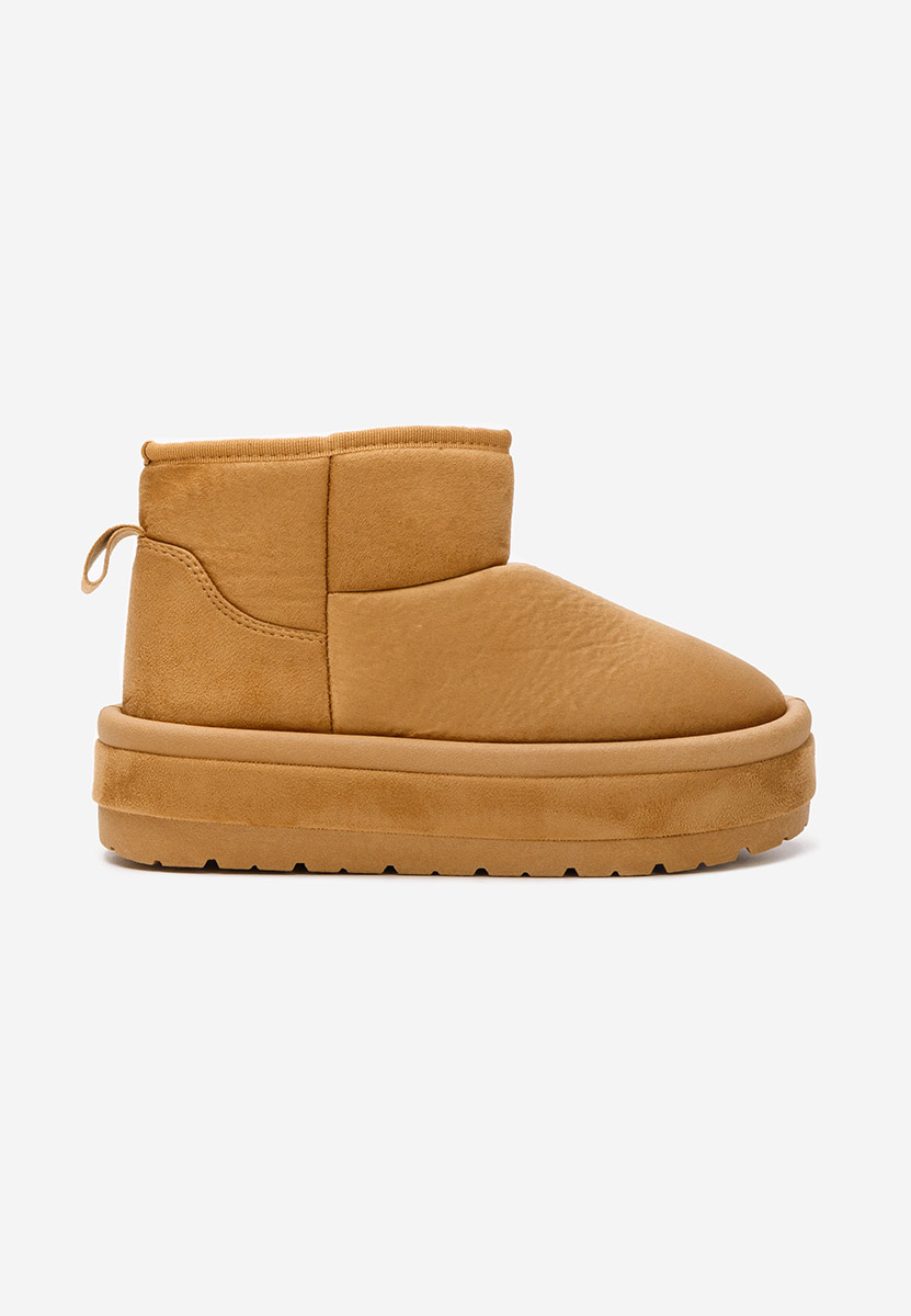 Stivali con piattaforma Libby camel