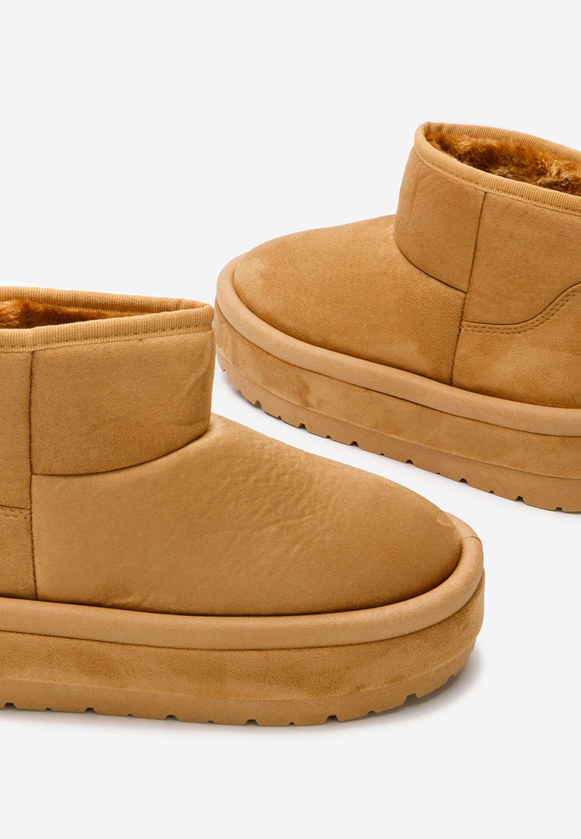 Stivali con piattaforma Libby camel