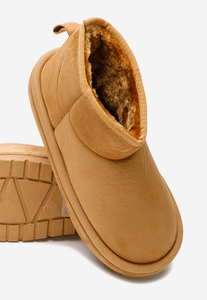 Stivali con piattaforma Libby camel