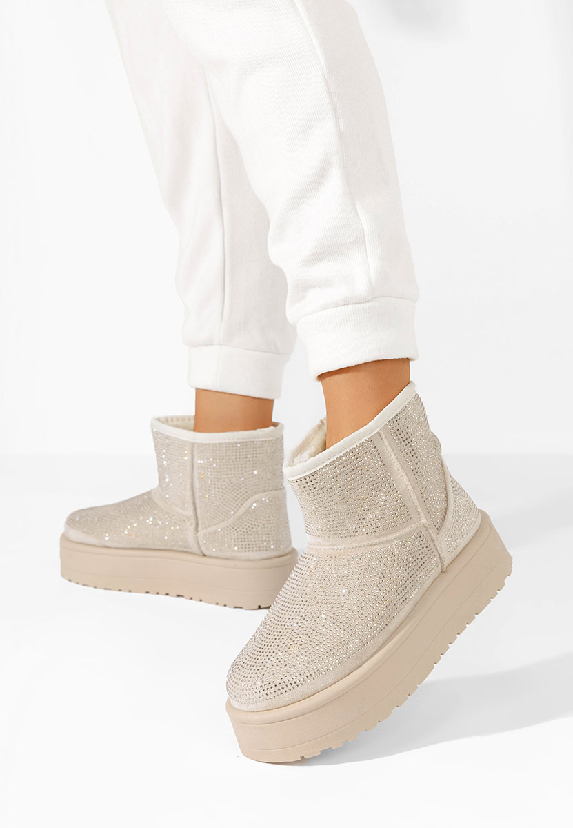 Stivali da donna Feyna beige