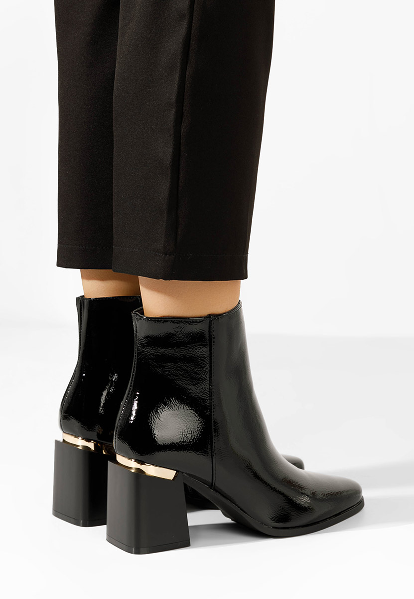 Tronchetti con tacco largo Isora nero