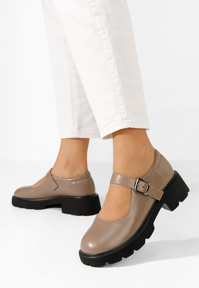 Scarpe basse donna Anghela V2 cachi