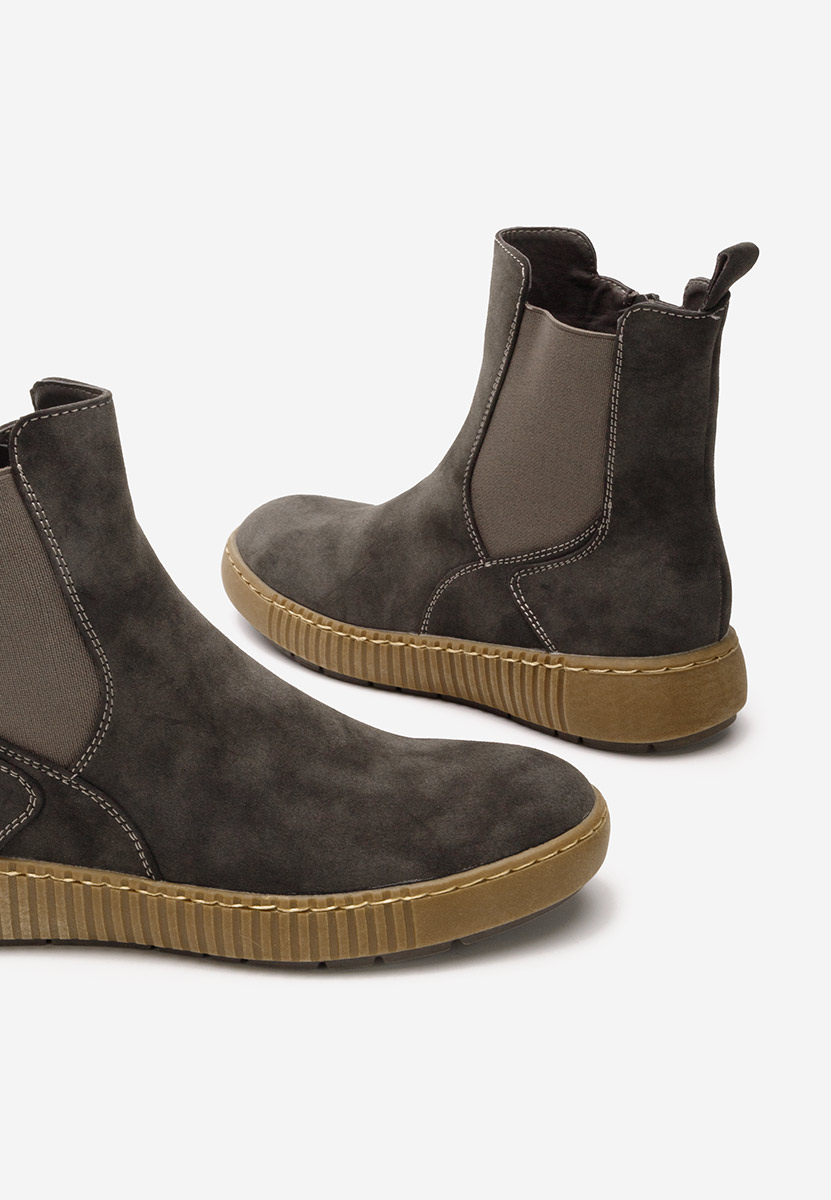 Stivaletto chelsea donna Sheela grigio