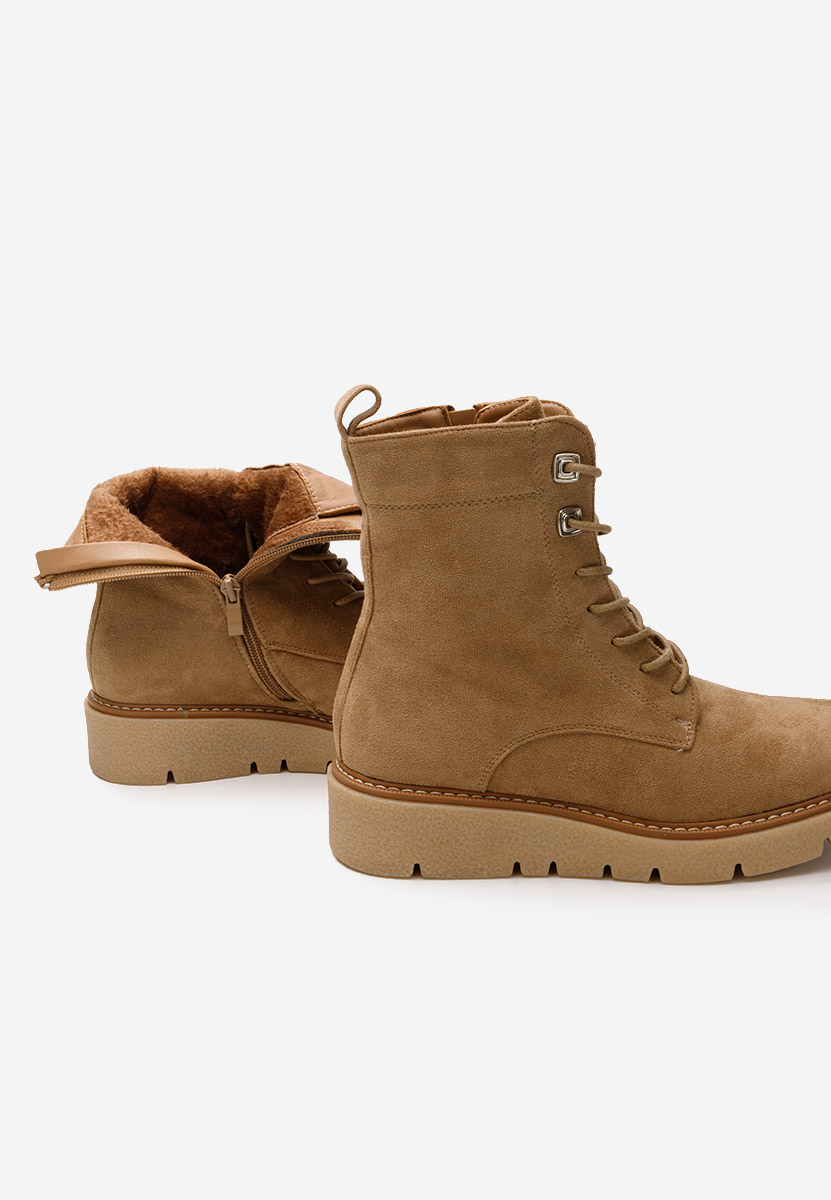 Stivaletti donna Terrianna cachi