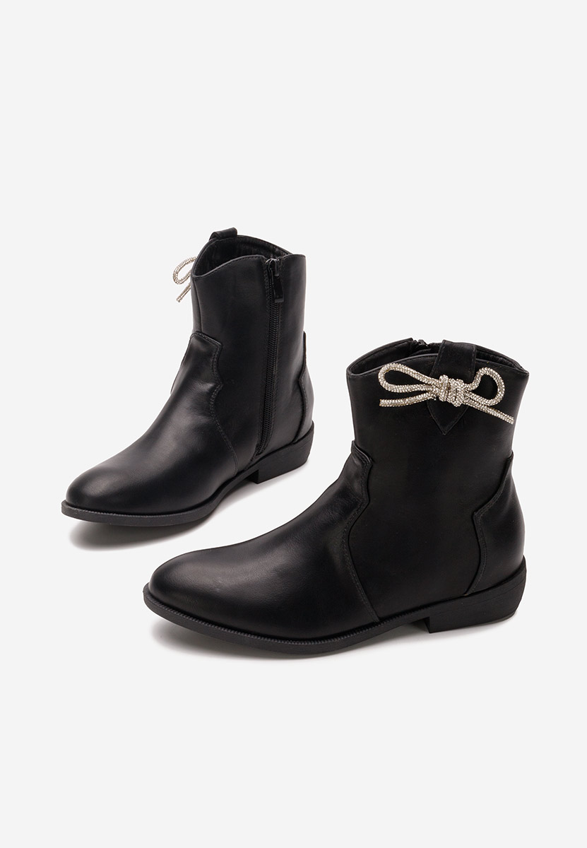 Stivali da ragazze Bluffy nero