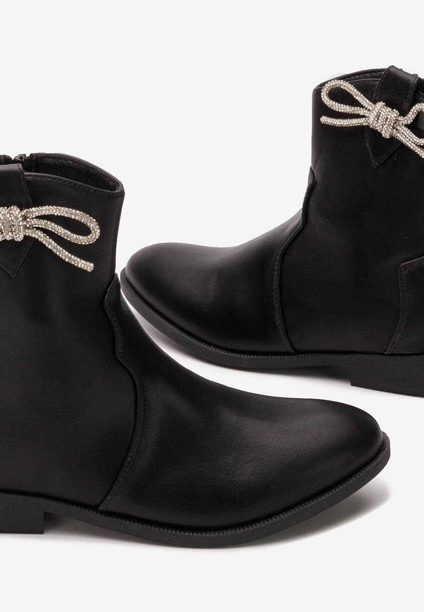 Stivali da ragazze Bluffy nero