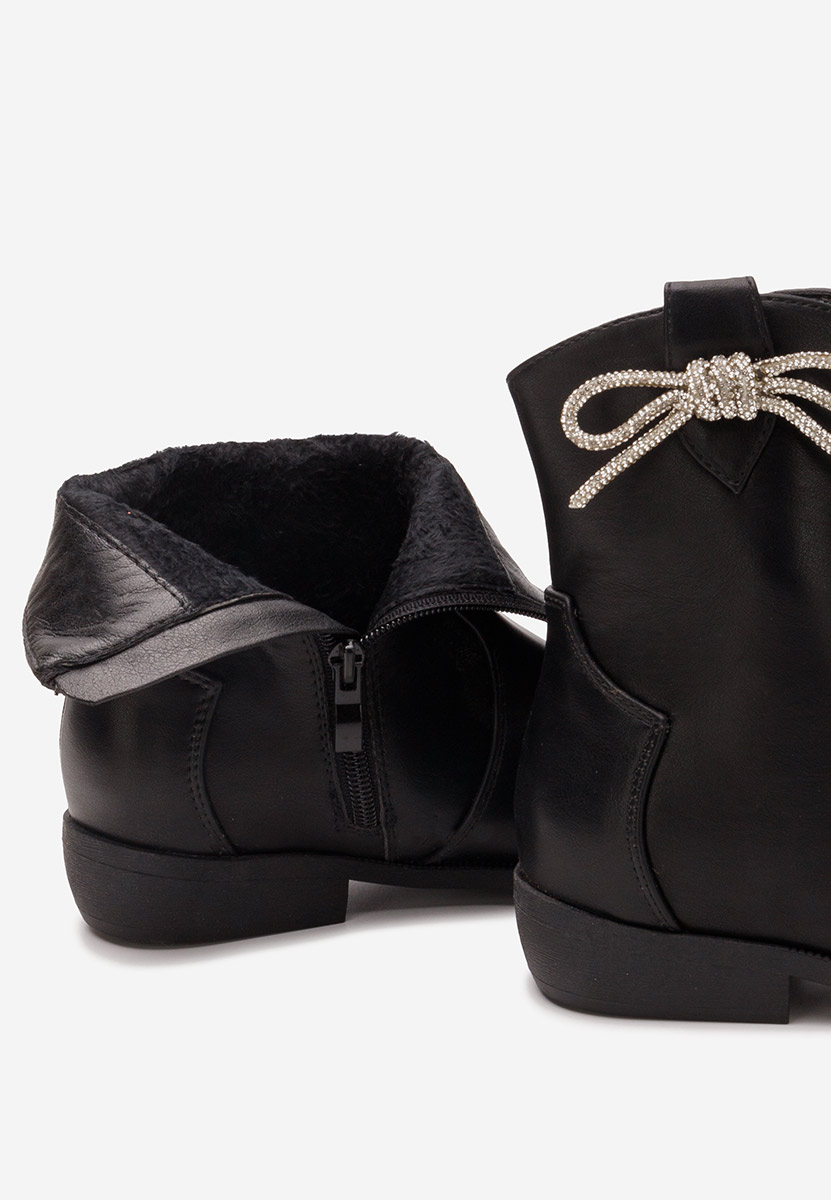 Stivali da ragazze Bluffy nero