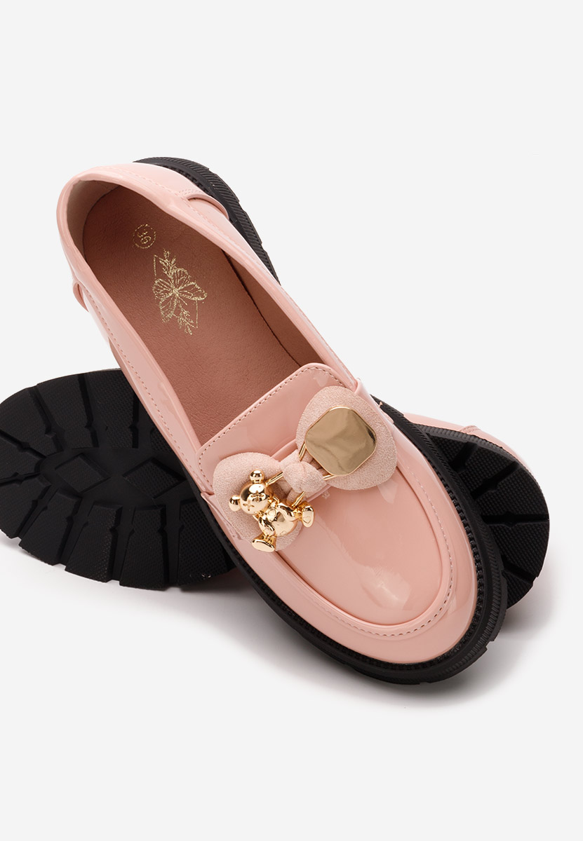 mocassini per bambina Sniffy rosa