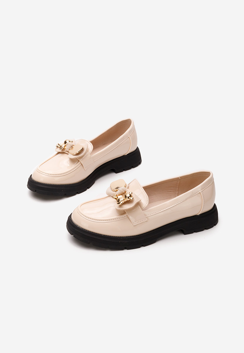 mocassini per bambina Sniffy beige