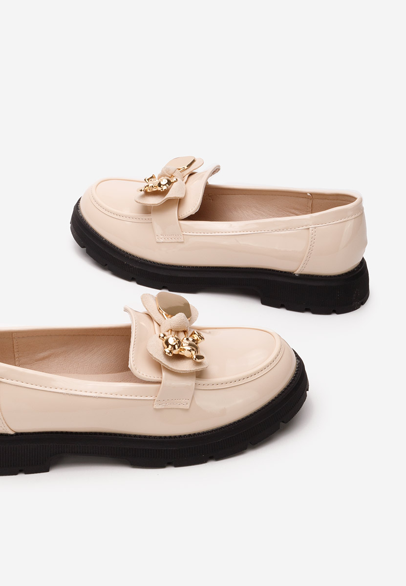 mocassini per bambina Sniffy beige