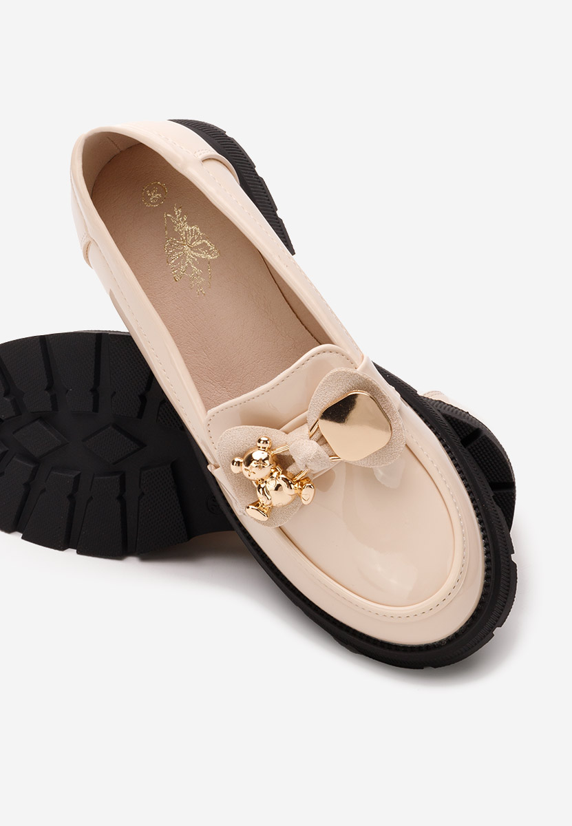 mocassini per bambina Sniffy beige