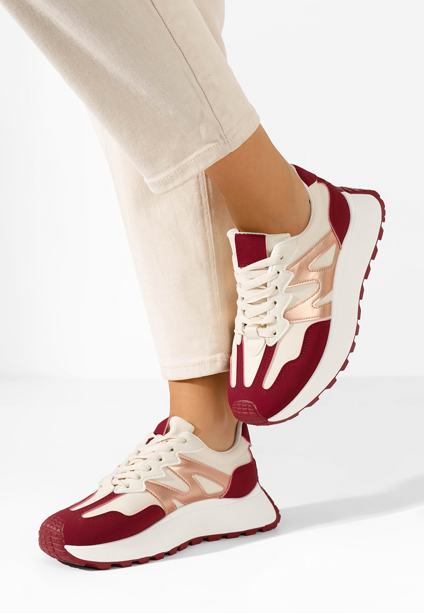 Sneakers donna Keylea rosso