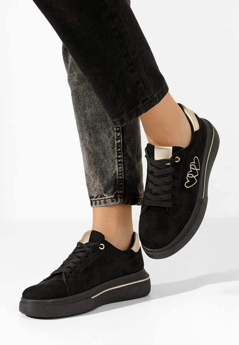 Sneakers con plateau Mallie nero