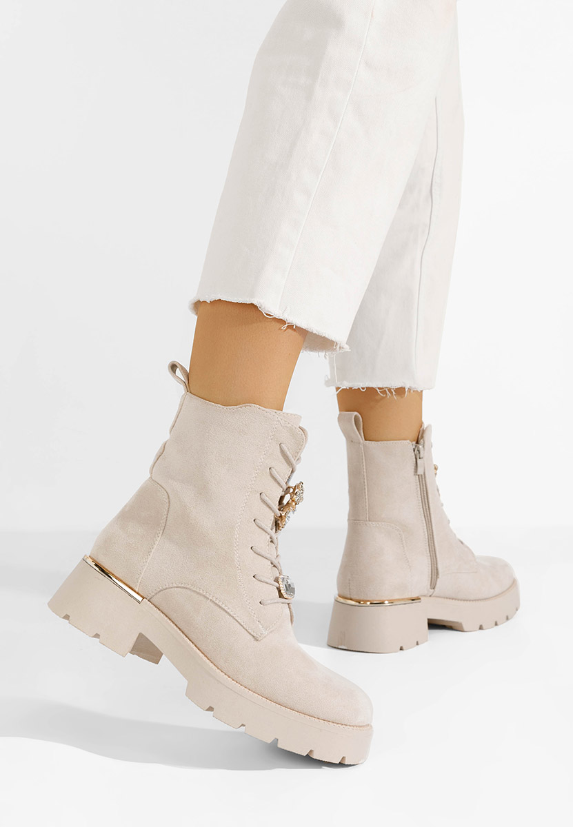 Scarponcini donna Maxine V2 beige