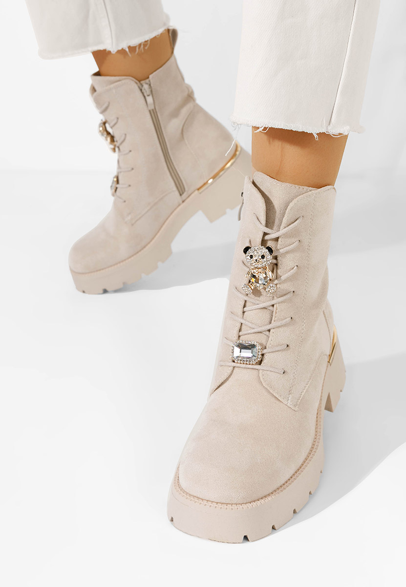 Scarponcini donna Maxine V2 beige