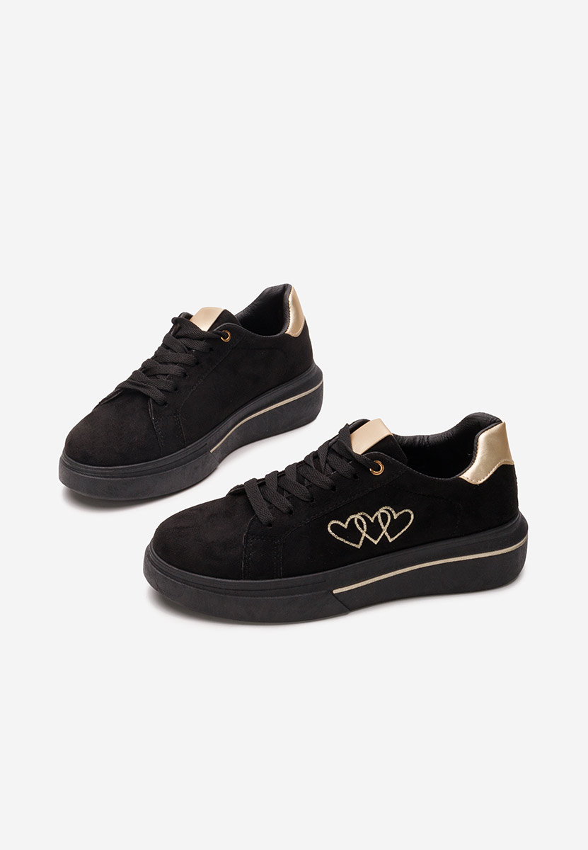 Sneakers con plateau Mallie nero