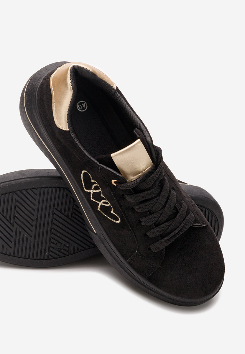 Sneakers con plateau Mallie nero