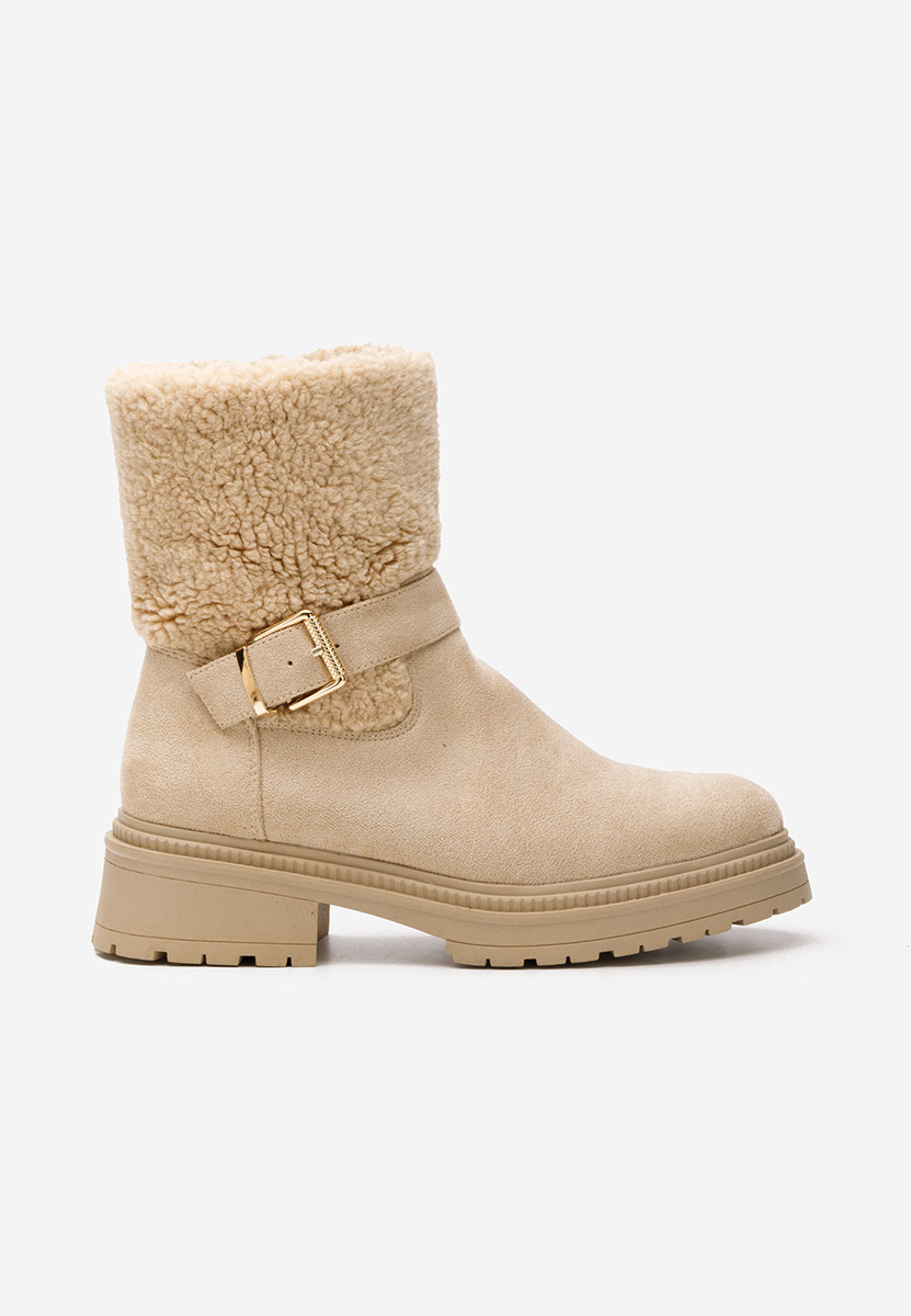 Stivaletti invernali donna Sherill beige