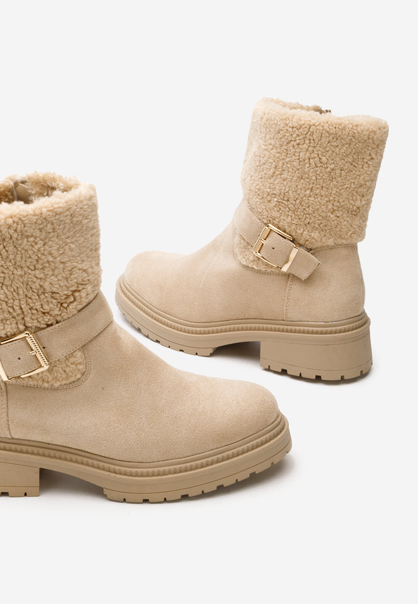 Stivaletti invernali donna Sherill beige