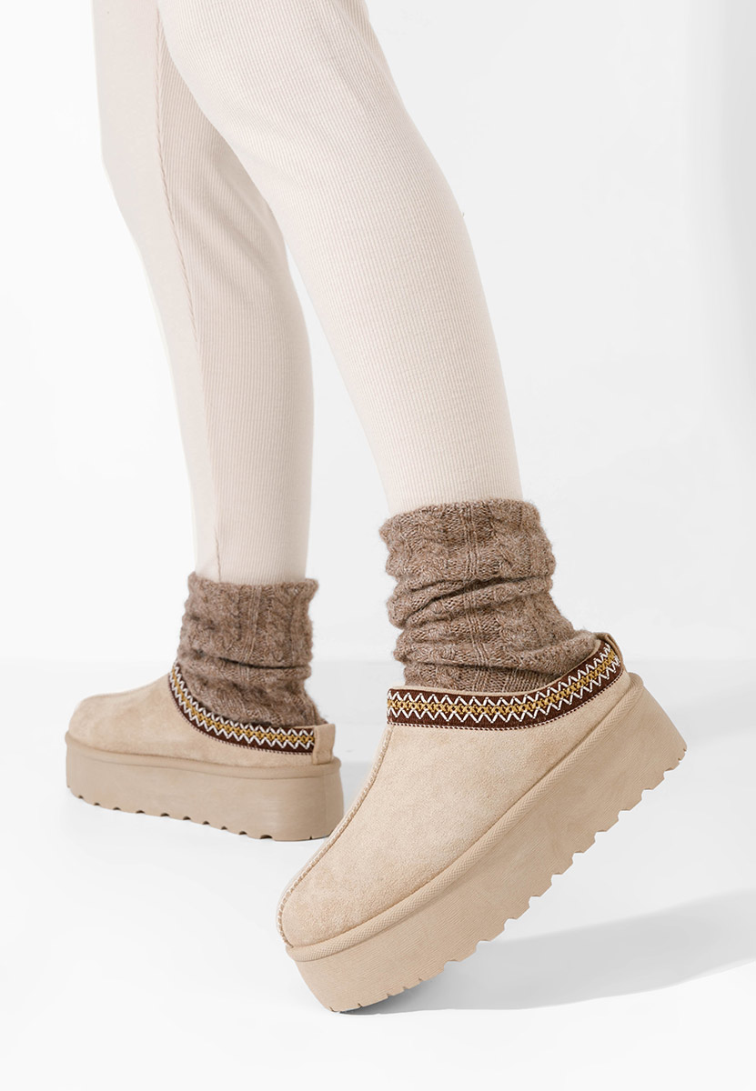 Ciabatte platform Esmie beige