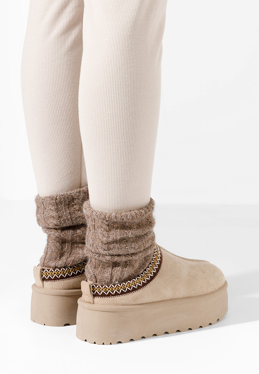 Ciabatte platform Esmie beige