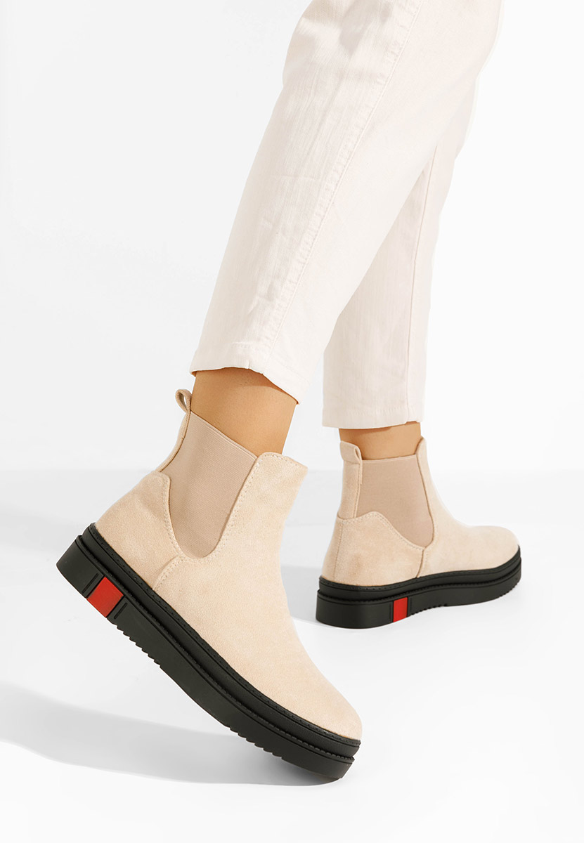 Stivaletti donna Samera beige