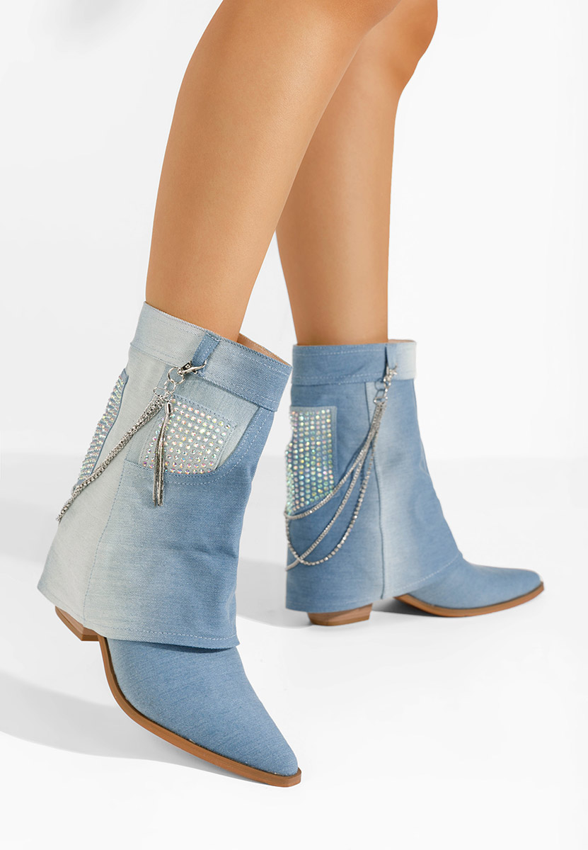 Stivaletti texani donna Loreen denim