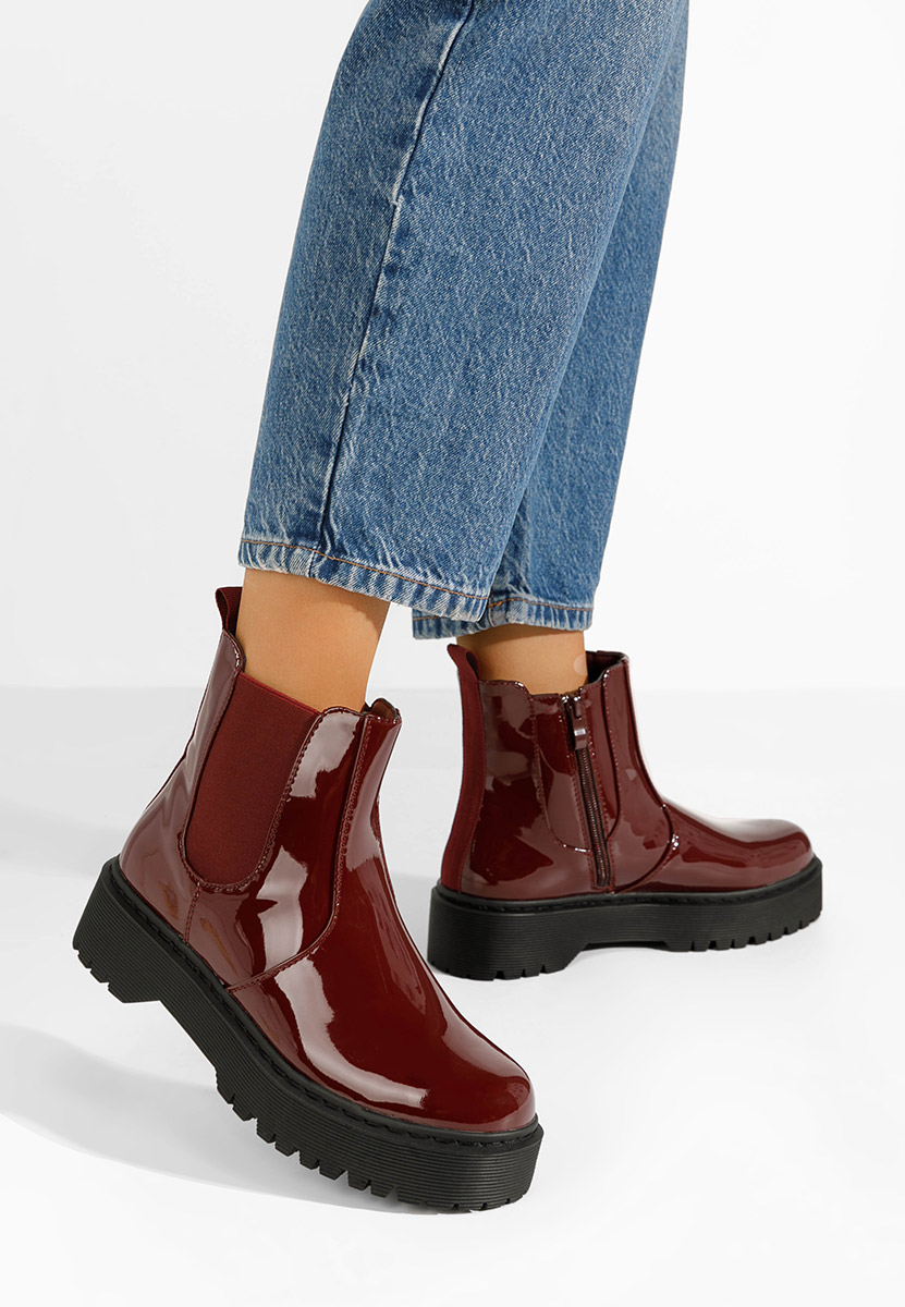 Stivaletto chelsea donna Ginger rosso