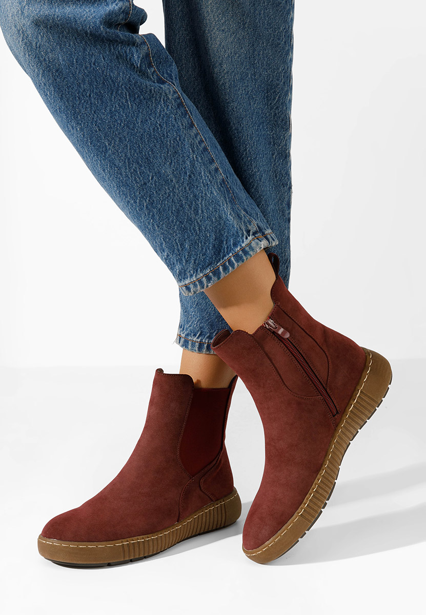 Stivaletto chelsea donna Sheela rosso