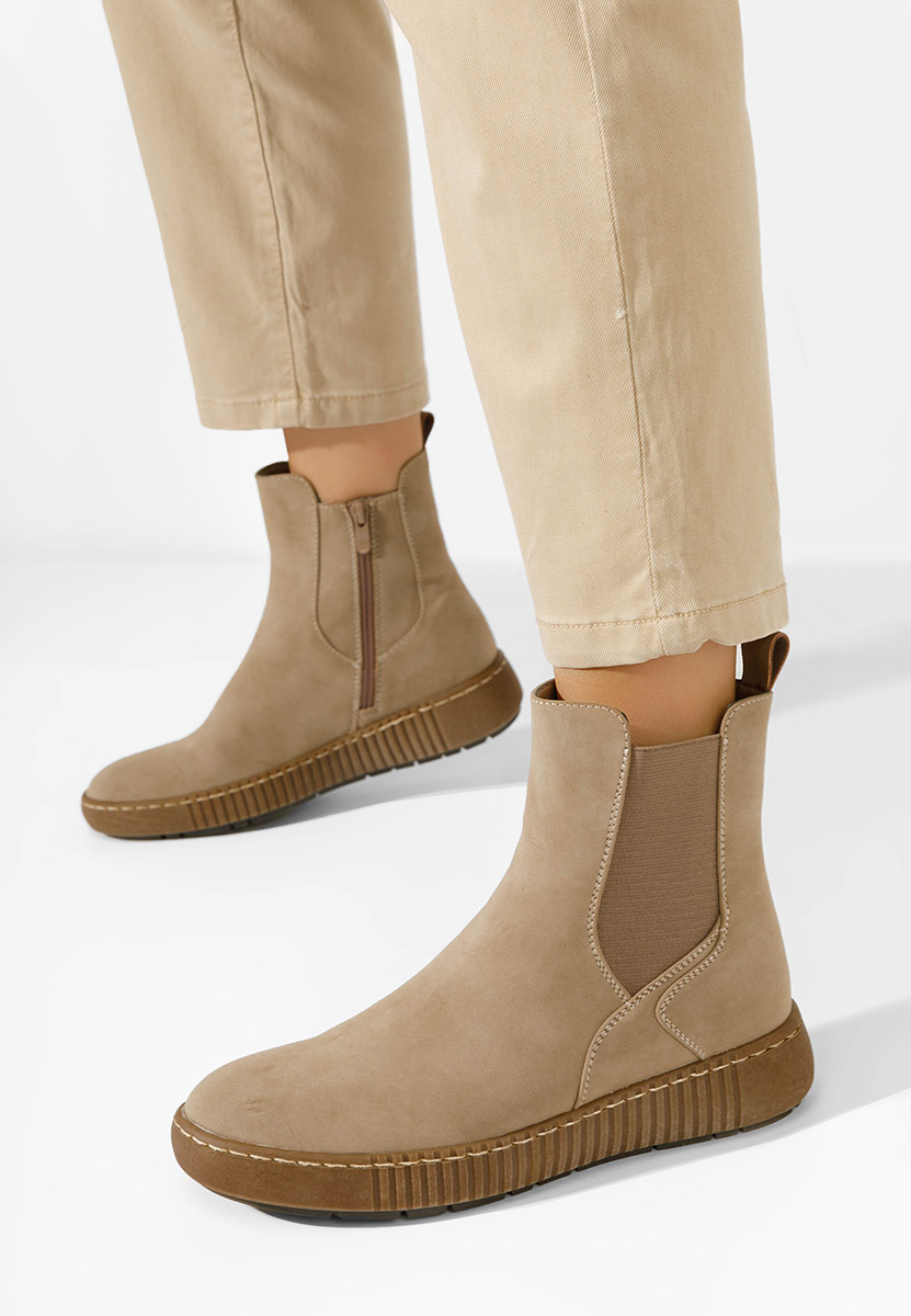 Stivaletto chelsea donna Sheela cachi