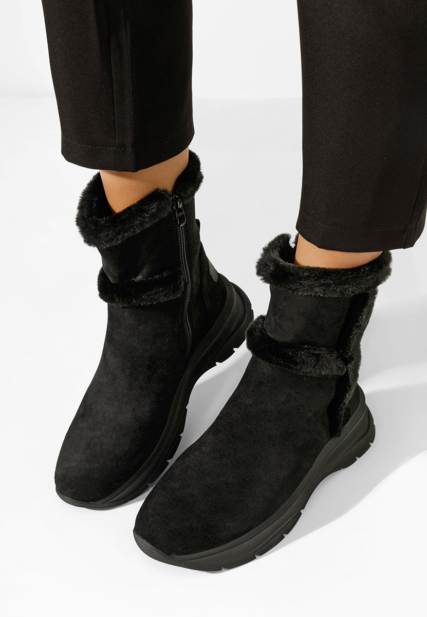 Stivaletti invernali donna Overall nero