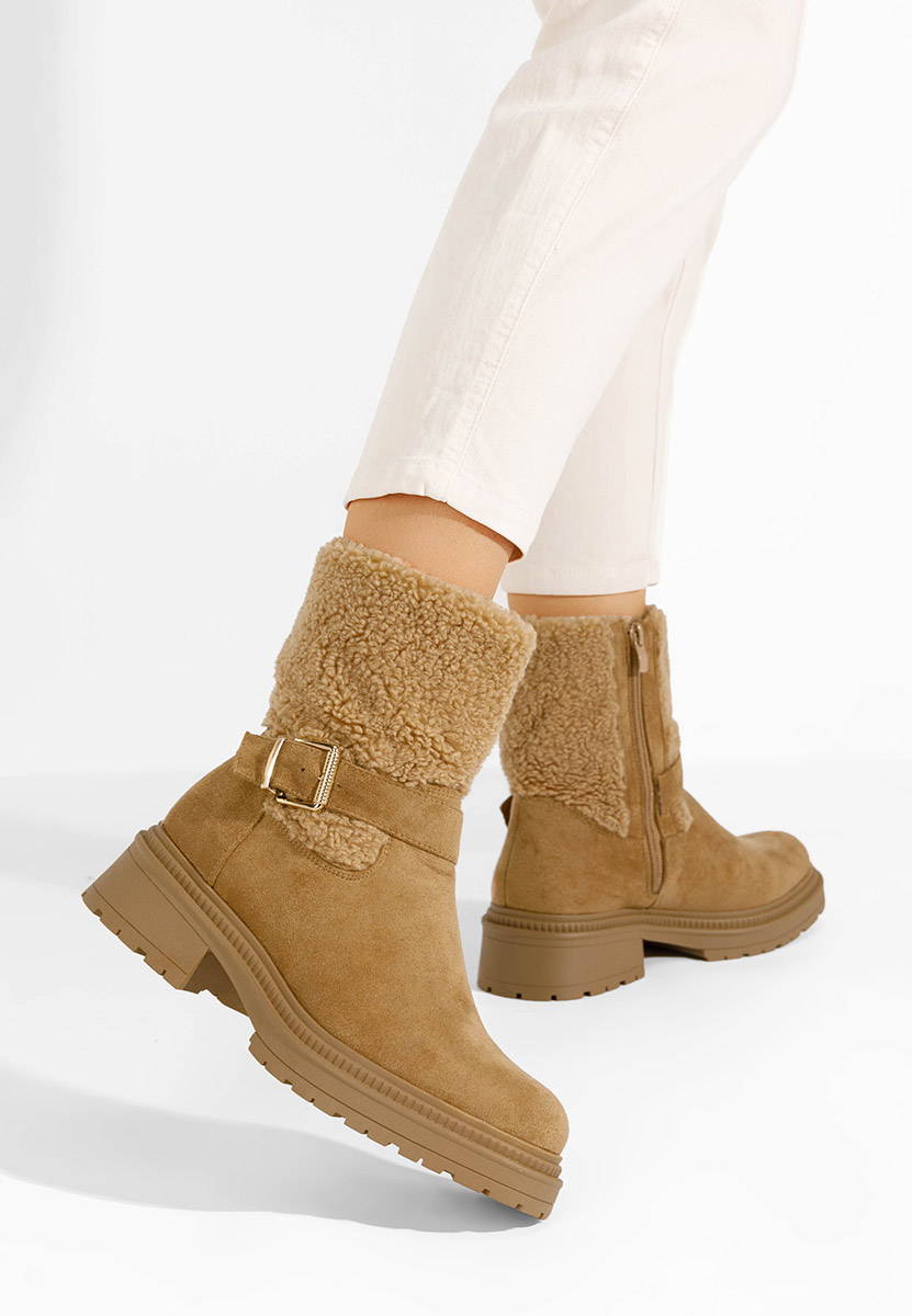 Stivaletti invernali donna Sherill camel