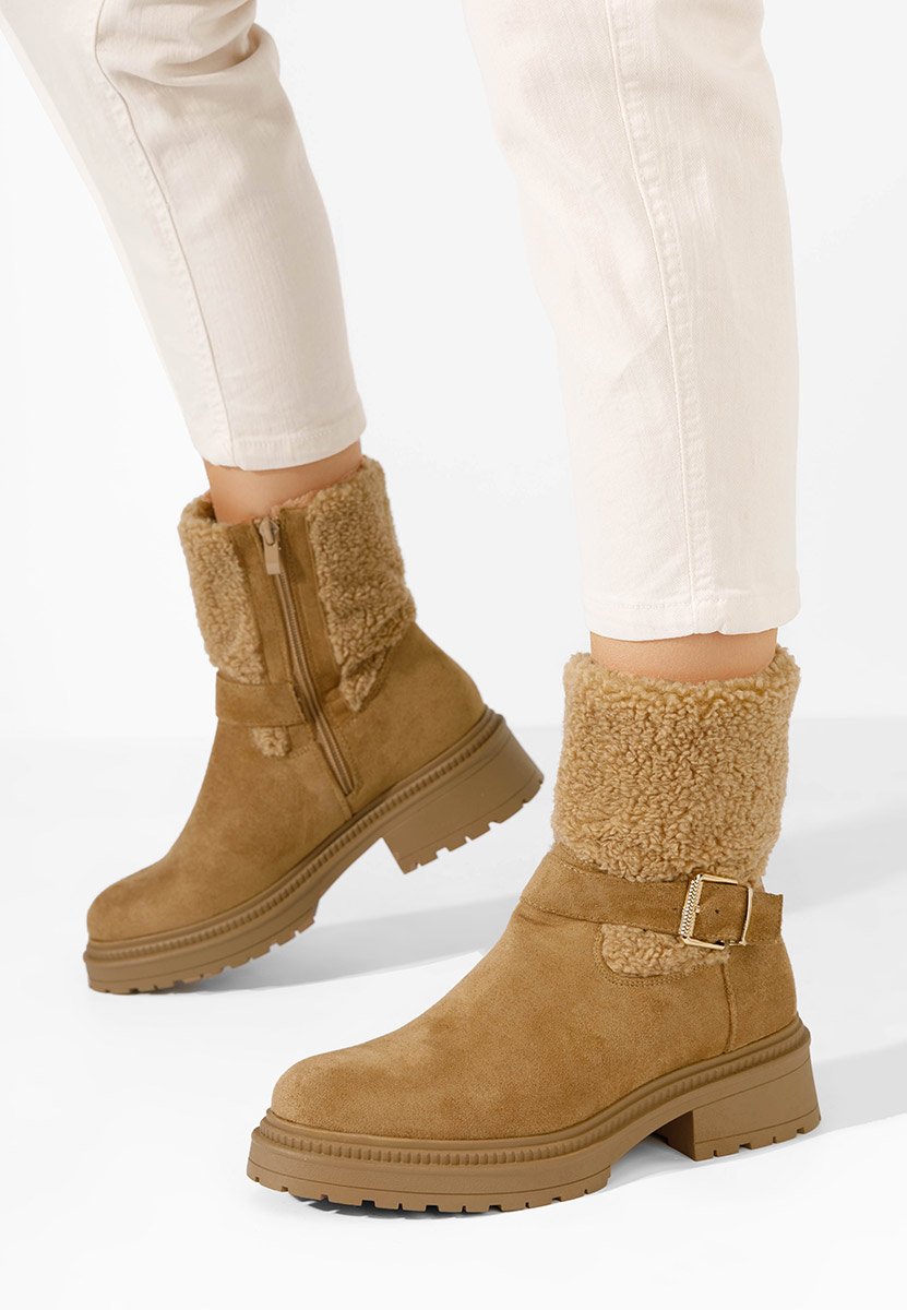 Stivaletti invernali donna Sherill camel