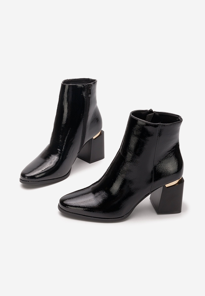 Tronchetti con tacco largo Isora nero