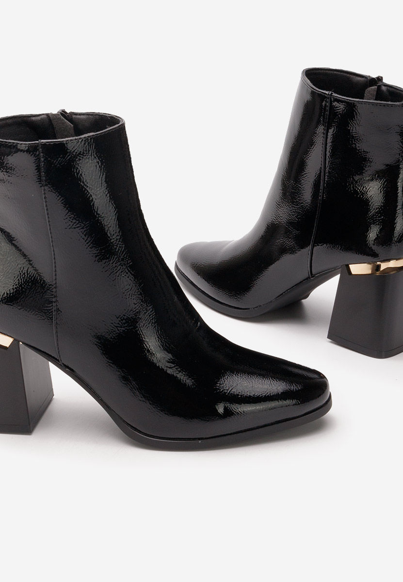 Tronchetti con tacco largo Isora nero