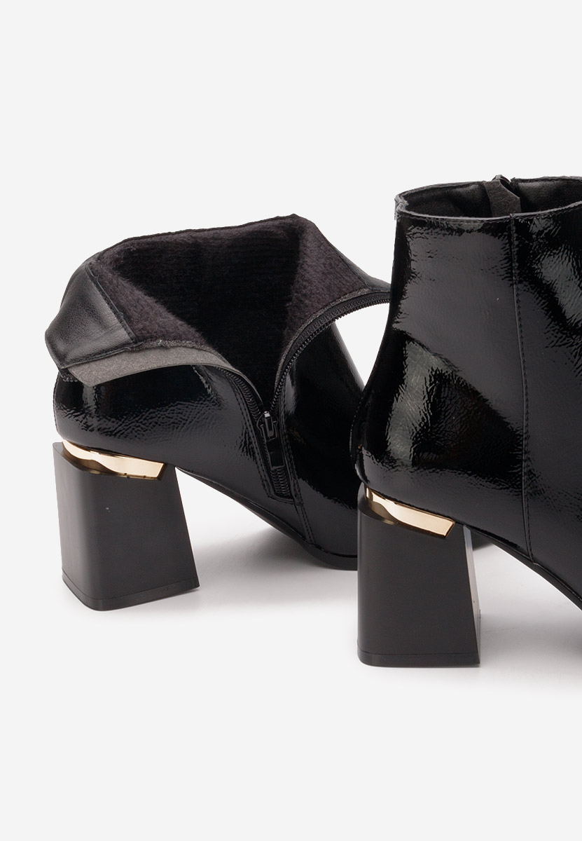 Tronchetti con tacco largo Isora nero