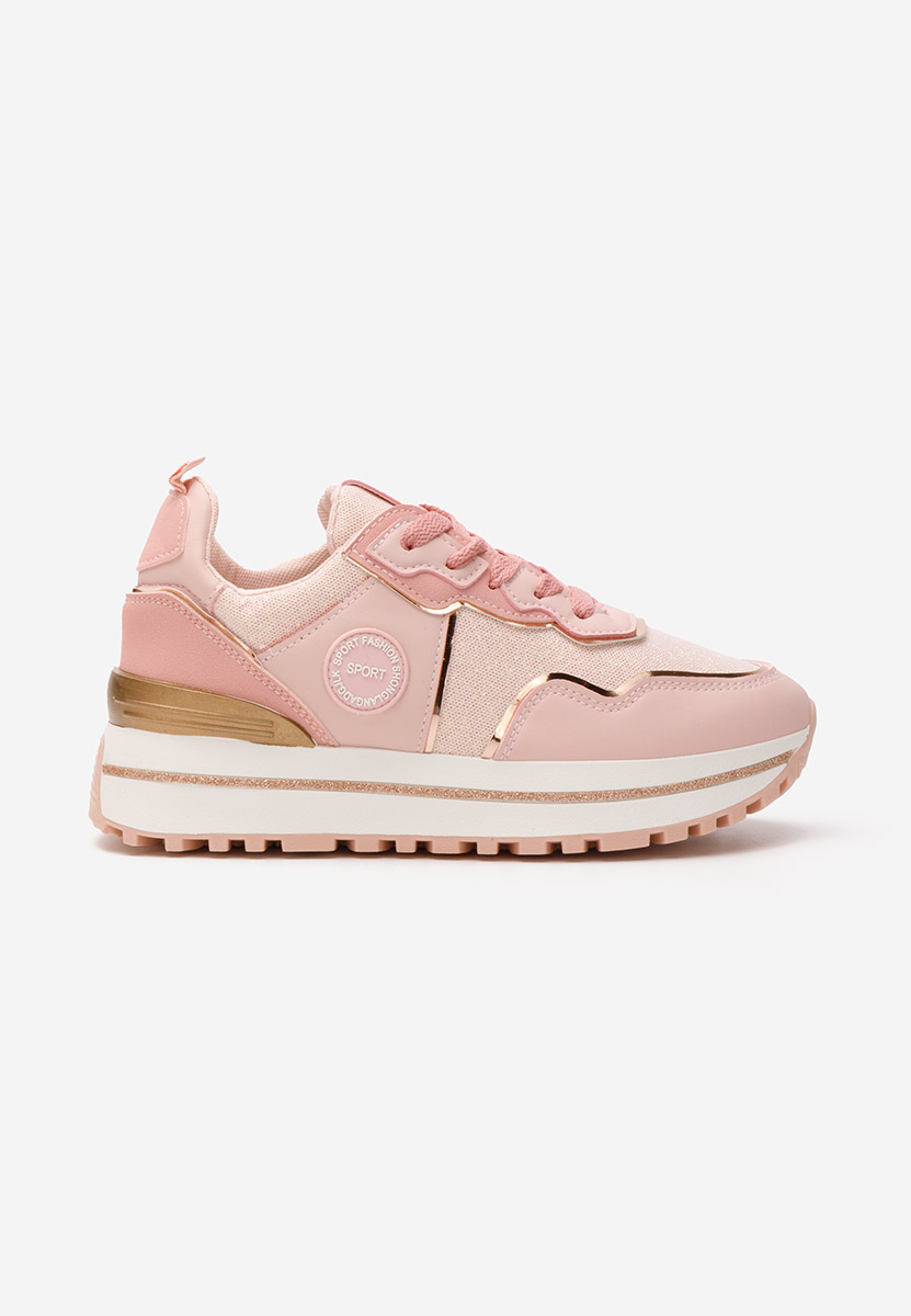 Sneakers con zeppa Dessie rosa